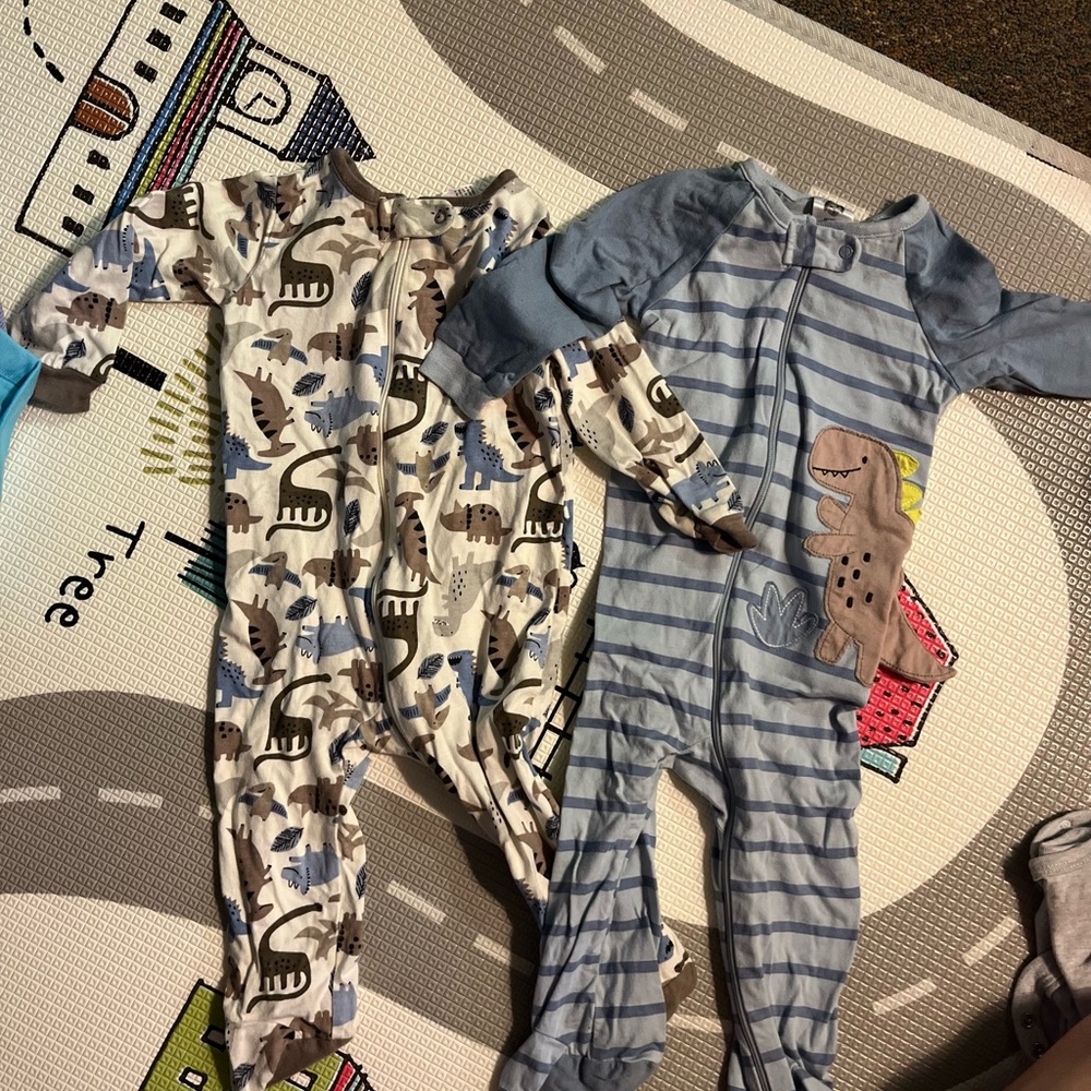 2 Pack Zip up Pajamas